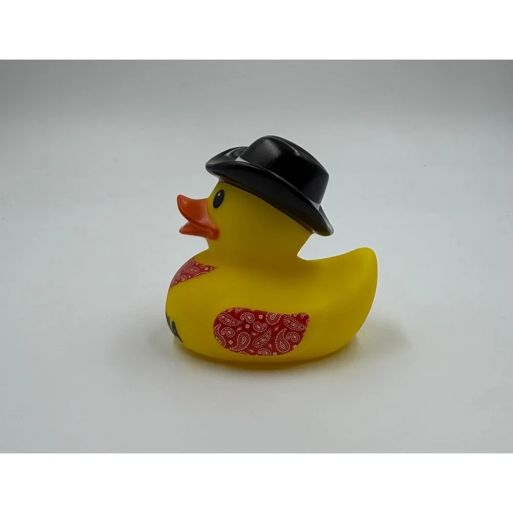 Arizona Cowboy Rubber Duck Souvenir Yellow Western Hat Bandana 2.5 Inch Tall